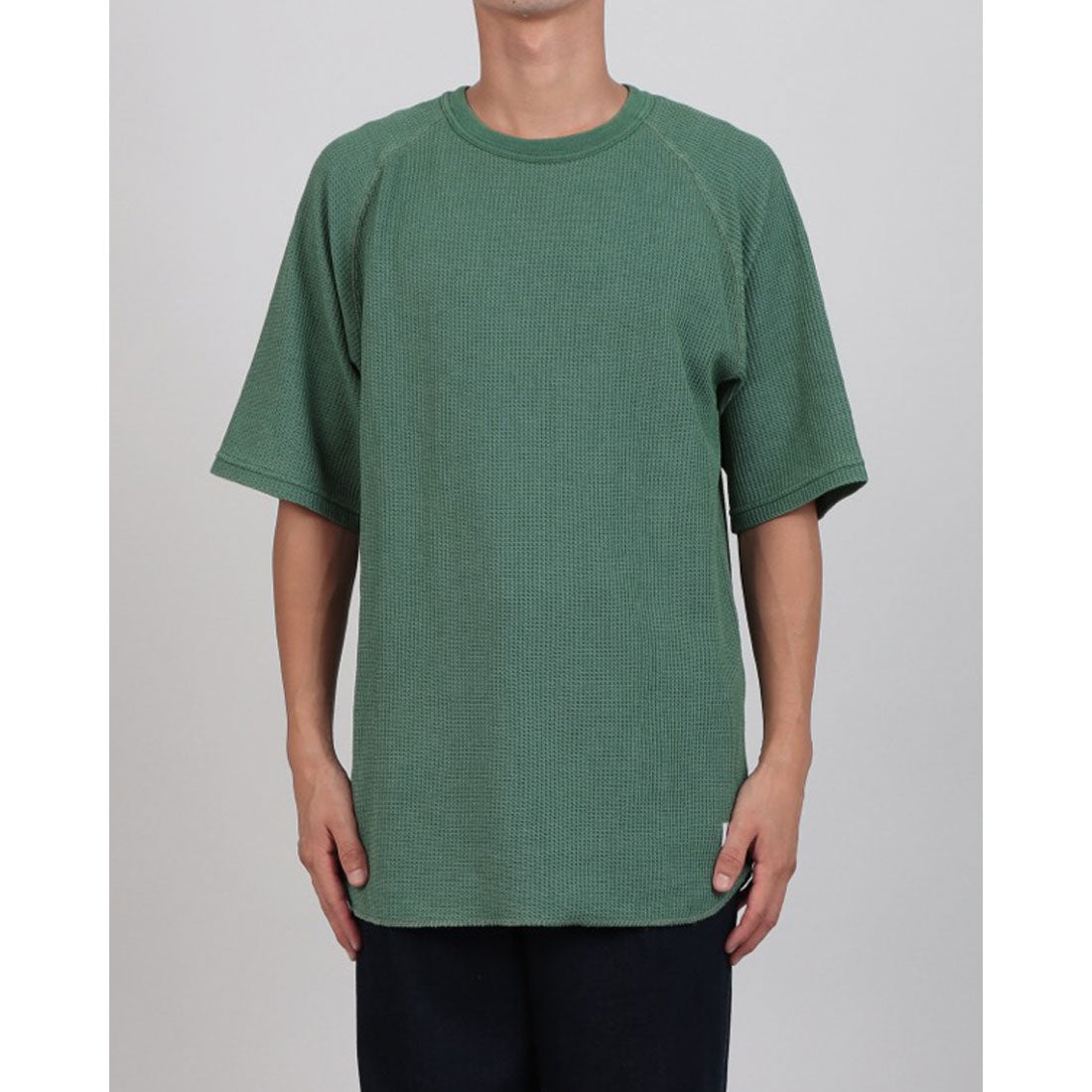 ジェーイーモーガン JEMORGAN JEMORGAN ジェイイーモーガン ワッフルTシャツ WAFFLE PIGMENT DYE RAGLAN S/S TEE ワッフル ピグメント ラグランスリーブ (グリーン) グリーン