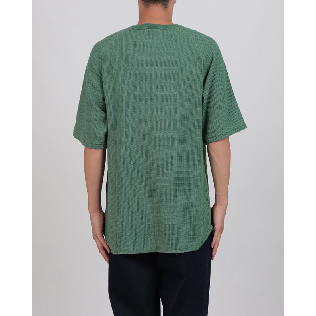ジェーイーモーガン JEMORGAN JEMORGAN ジェイイーモーガン ワッフルTシャツ WAFFLE PIGMENT DYE RAGLAN S/S TEE ワッフル ピグメント ラグランスリーブ (グリーン) グリーン
