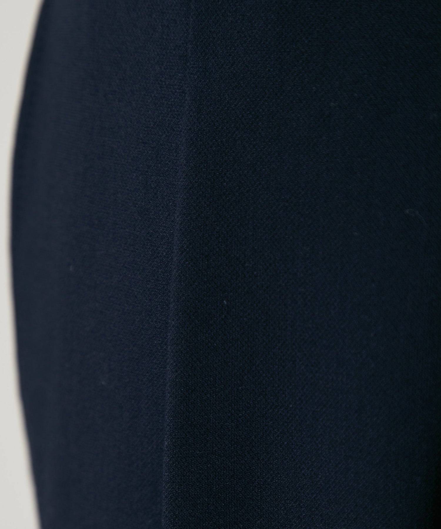 スマイルオーキッド SMILE ORCHID ノーカラーペプラムジャケット&スラックスパンツセットアップスーツ (ネイビー系1) ネイビー系1