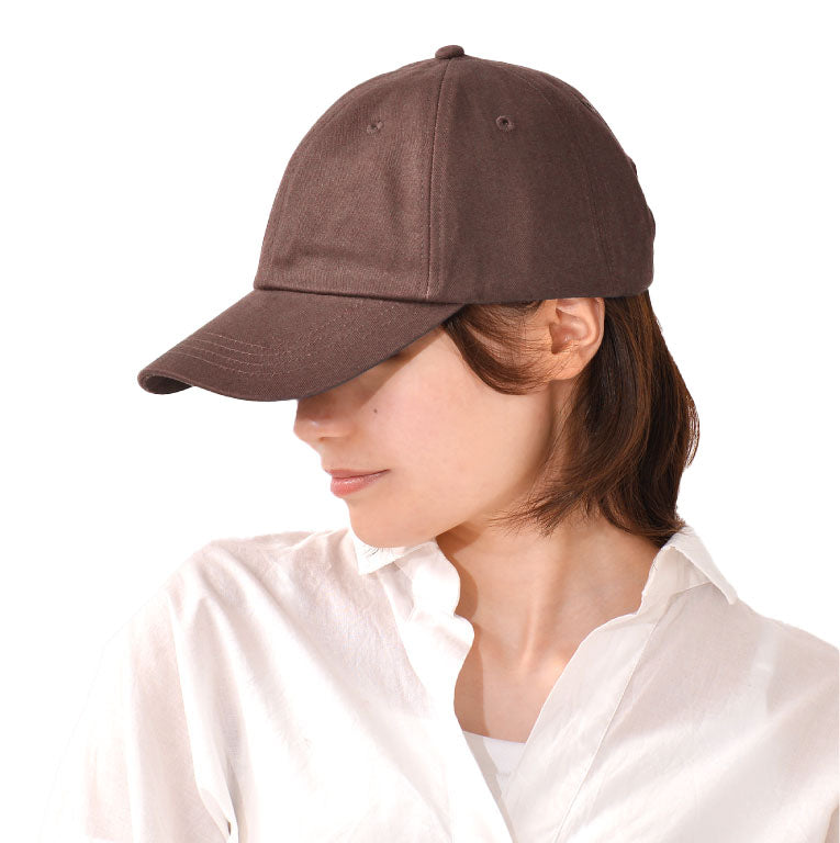 エクレボ exrevo キャップ レディース 深め uv 帽子 無地 おしゃれ uvカット メンズ キッズ 夏 シンプル コットン ベースボールキャップ 日よけ (ショコラ) ショコラ