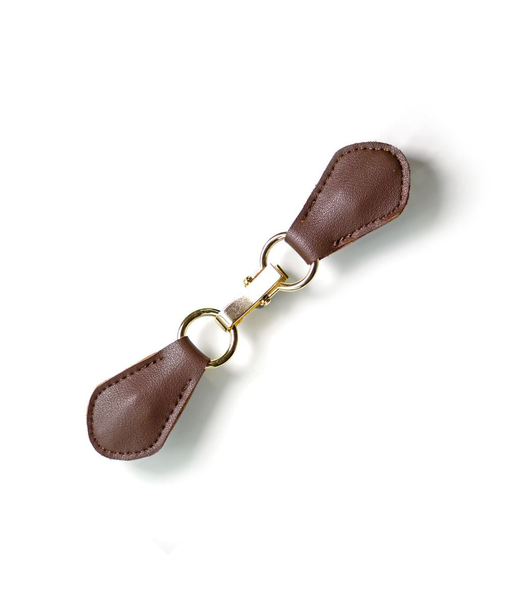 エクレボ exrevo ストールクリップ レザー 革 本革 シンプル ずれない ズレ防止 大判 カーディガン リング ストール クリップ ステッチ カバー付き 秋冬 母の日 ベルト,F.マグネットブラウン