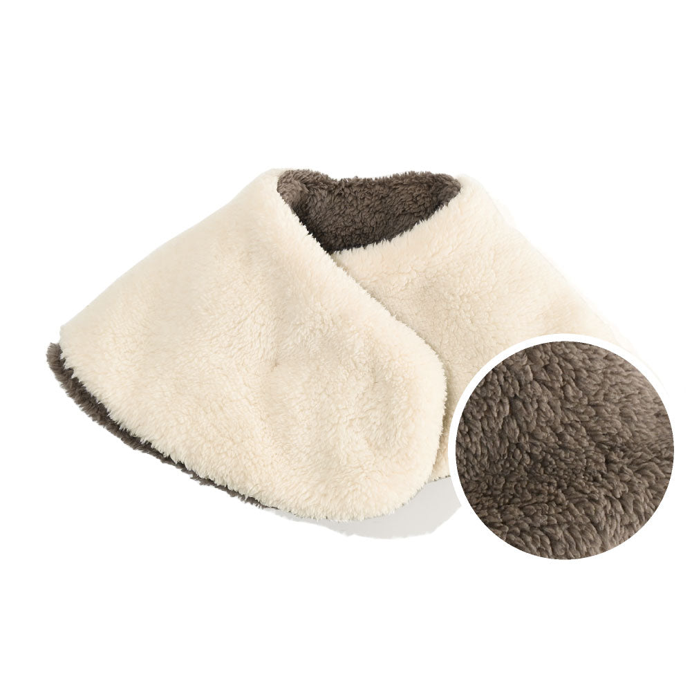 エクレボ exrevo 睡眠圍巾 雙面圍巾 披肩 暖活 用品 毛皮 保濕 圍脖 女士 兒童 祛寒 羊羔毛 假毛 秋冬