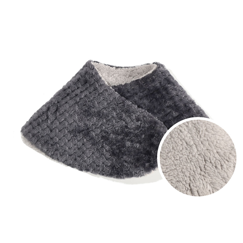 エクレボ exrevo 睡眠圍巾 雙面圍巾 披肩 暖活 用品 毛皮 保濕 圍脖 女士 兒童 祛寒 羊羔毛 假毛 秋冬