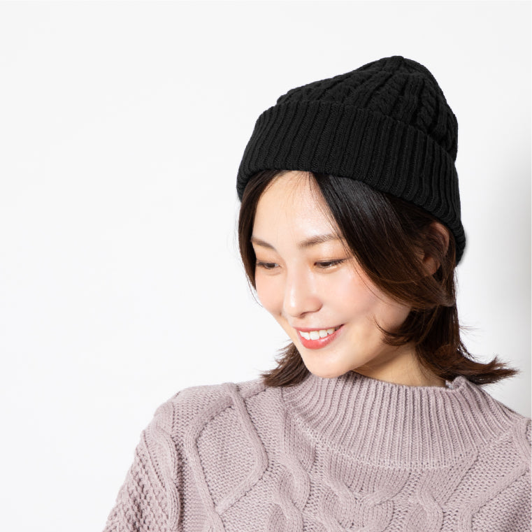 エクレボ exrevo 毛線帽 女士 「 ふわもち觸感 編織毛帽 」 大號 大碼 男士 大尺碼 兒童 尖頂 毛線帽 滑雪 雪板 帽子