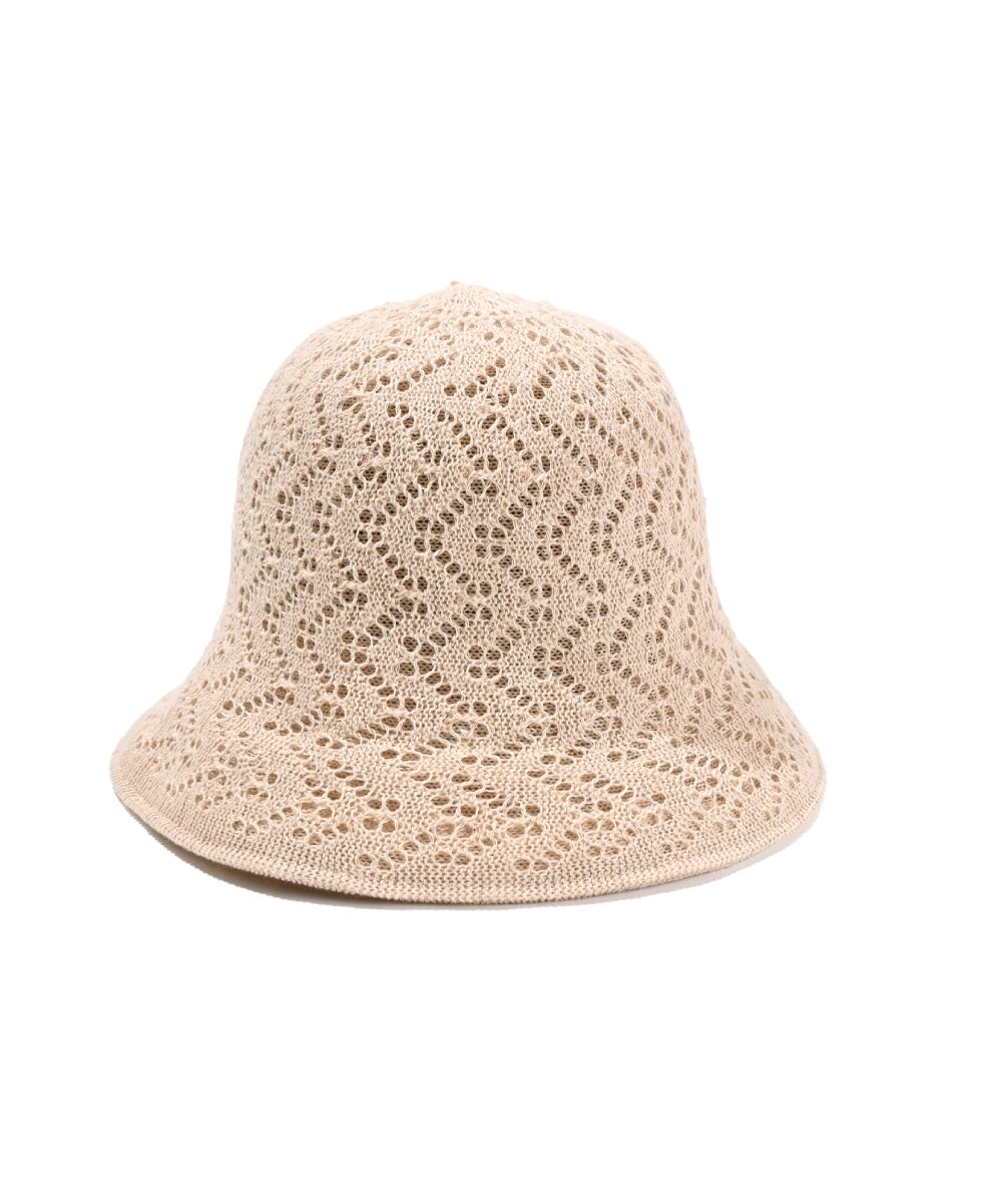 エクレボ exrevo リバーシブル クロシェハット バケットハット クローシュ UV 無地 深め 涼しい ハット 大きめ 軽い シンプル レディース 帽子 トレンド 遮光 UV (ナチュラル) ナチュラル