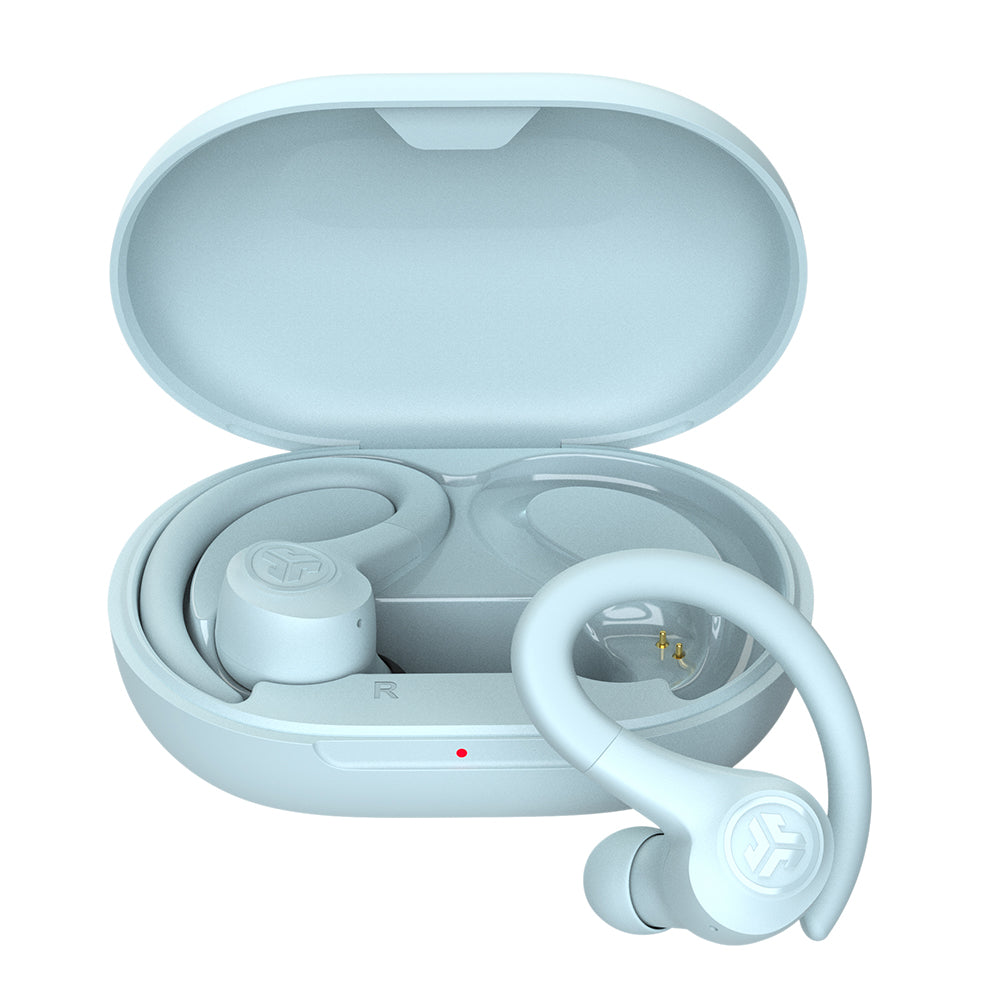 ジェイラブ JLab Go Sport+ ランニング イヤホン スポーツ 耳掛け 防水 ワイヤレスイヤホン Bluetooth 最大35時間再生 外部音取り込み【返品不可商品】 (Light Blue) Light Blue