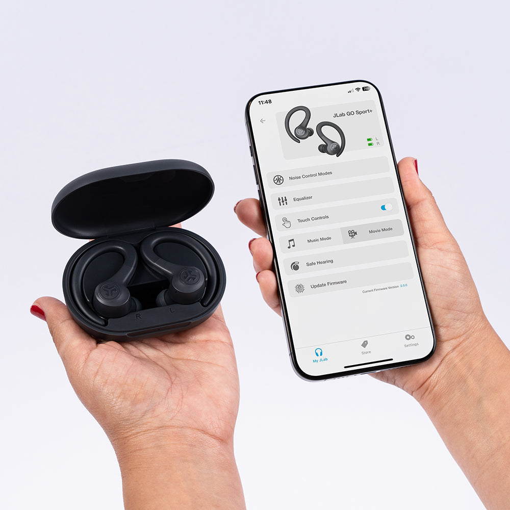 ジェイラブ JLab Go Sport+ ランニング イヤホン スポーツ 耳掛け 防水 ワイヤレスイヤホン Bluetooth 最大35時間再生 外部音取り込み【返品不可商品】 (Sand) Sand