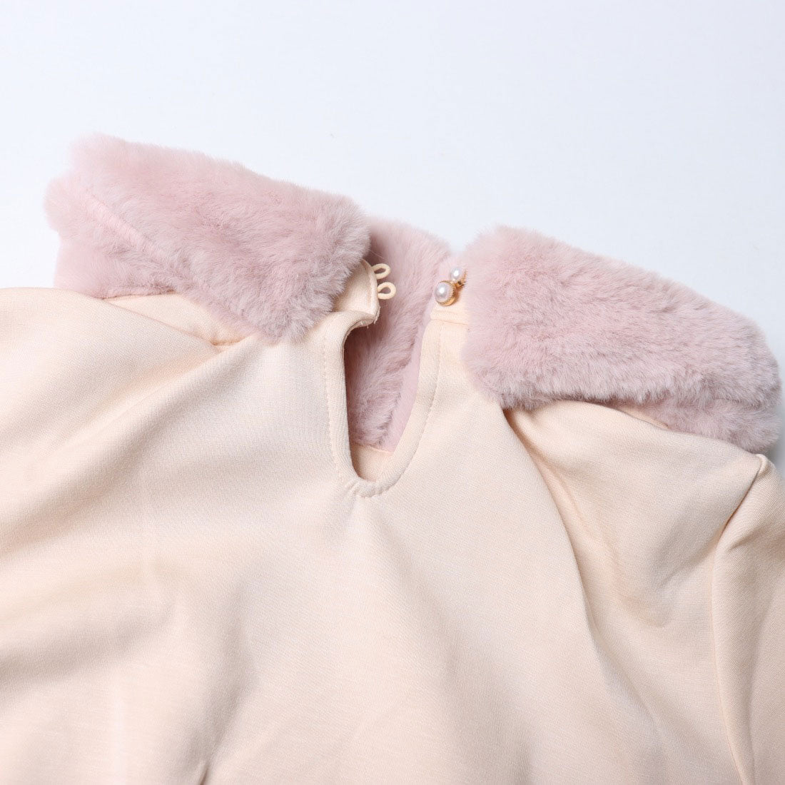 ココエアリー coco airy fur onepiece (BEIGE) BEIGE