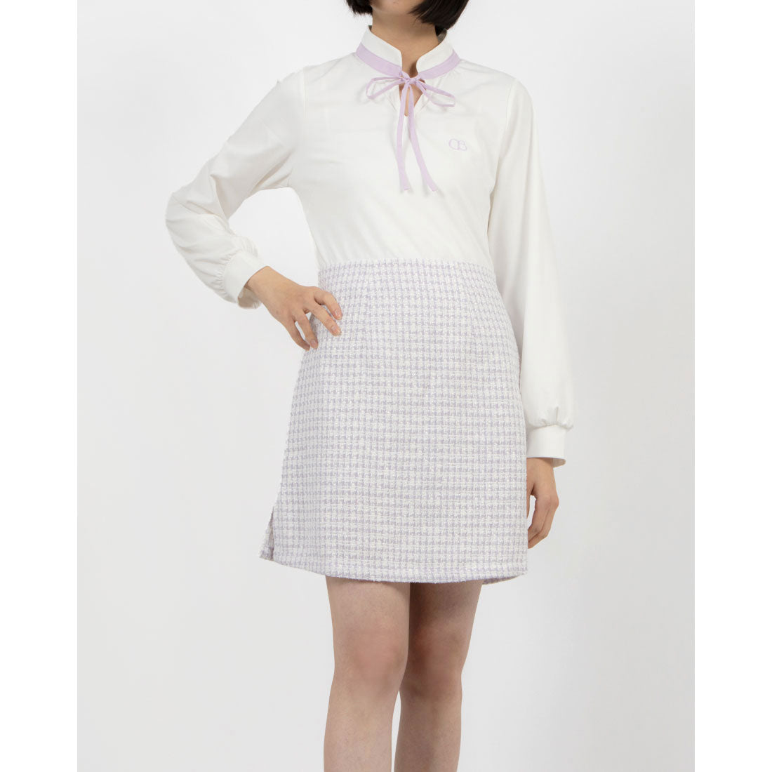 ココエアリー coco airy 2way ribbon onepiece (PURPLE) PURPLE