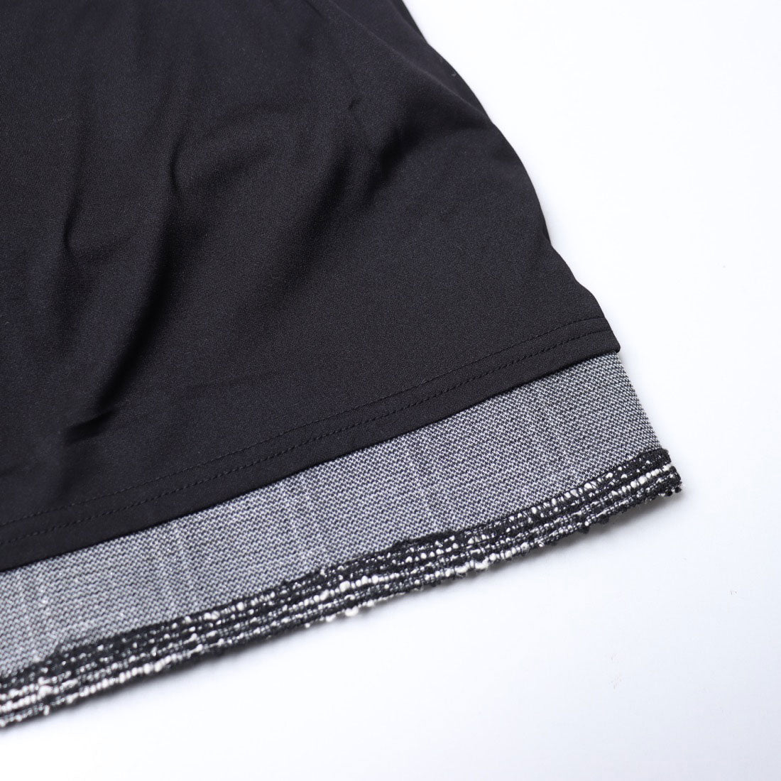 ココエアリー coco airy tweed peplum skirt (BLACK) BLACK