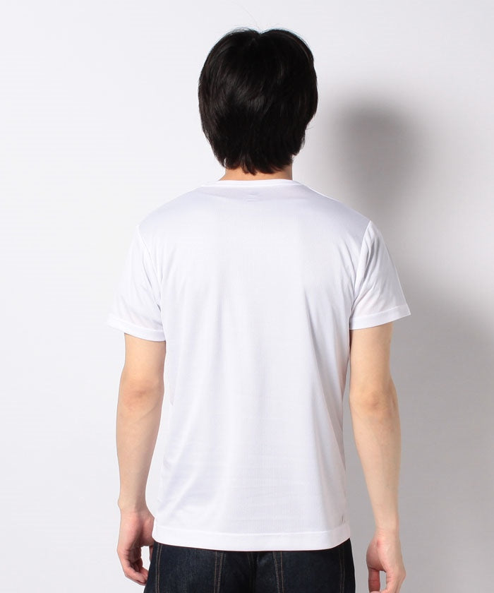 ジーンズメイト JEANS MATE 【CHAMPION】DOUBLE DRY(R) メッシュTシャツ クルーネック (ホワイト) ホワイト