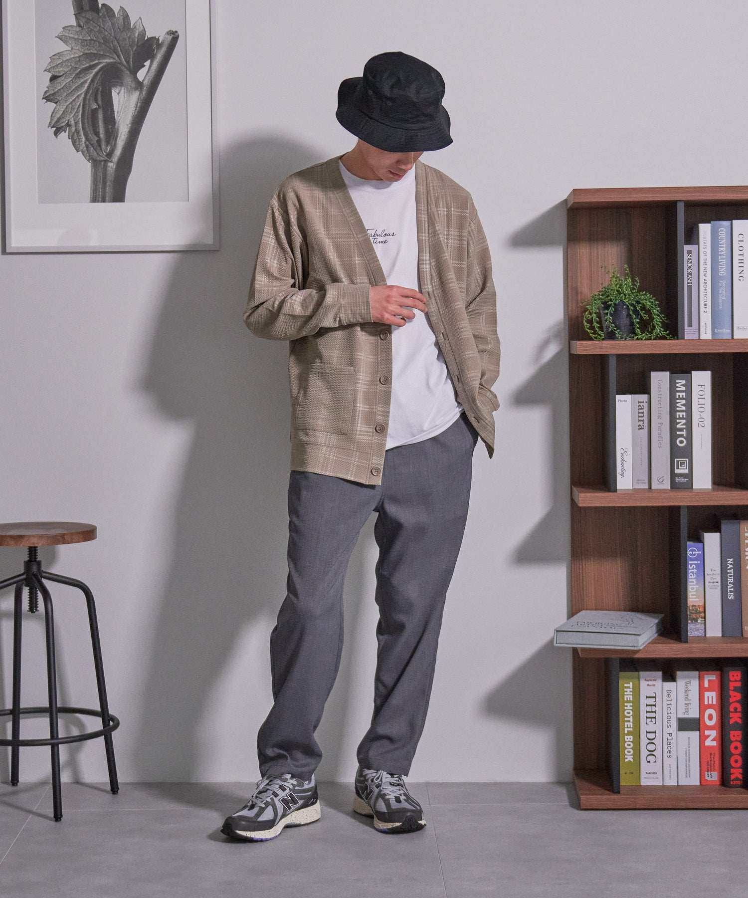 ジーンズメイト JEANS MATE 【BLUESTANDARD】カイテキ リネンタッチ イージー パンツ 九分丈 9分丈 快適 ストレッチ 麻のような風合い (ブルー) ブルー