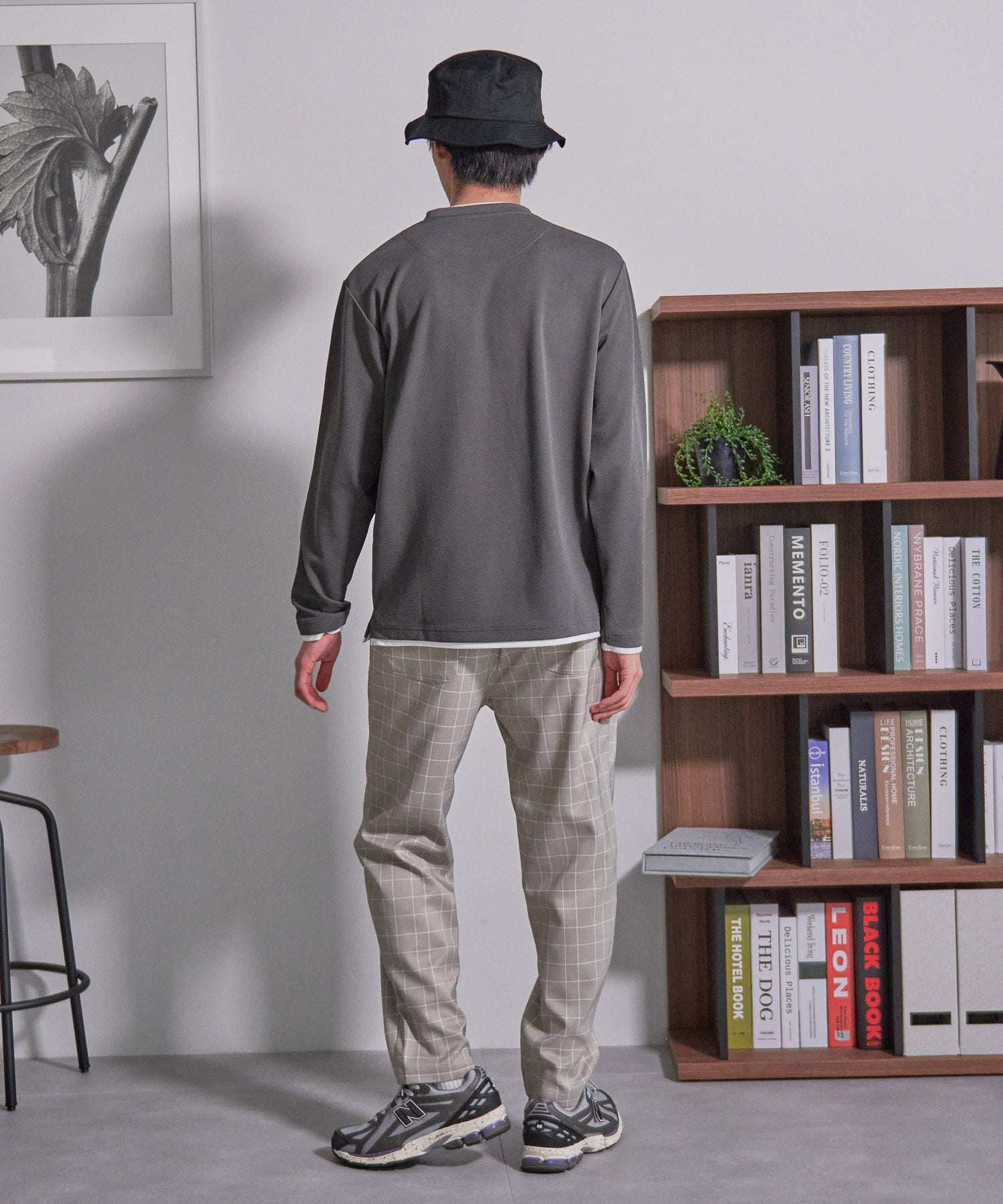 ジーンズメイト JEANS MATE 【BLUESTANDARD】カイテキ リネンタッチ イージー パンツ 九分丈 9分丈 快適 ストレッチ 麻のような風合い (ブルー) ブルー