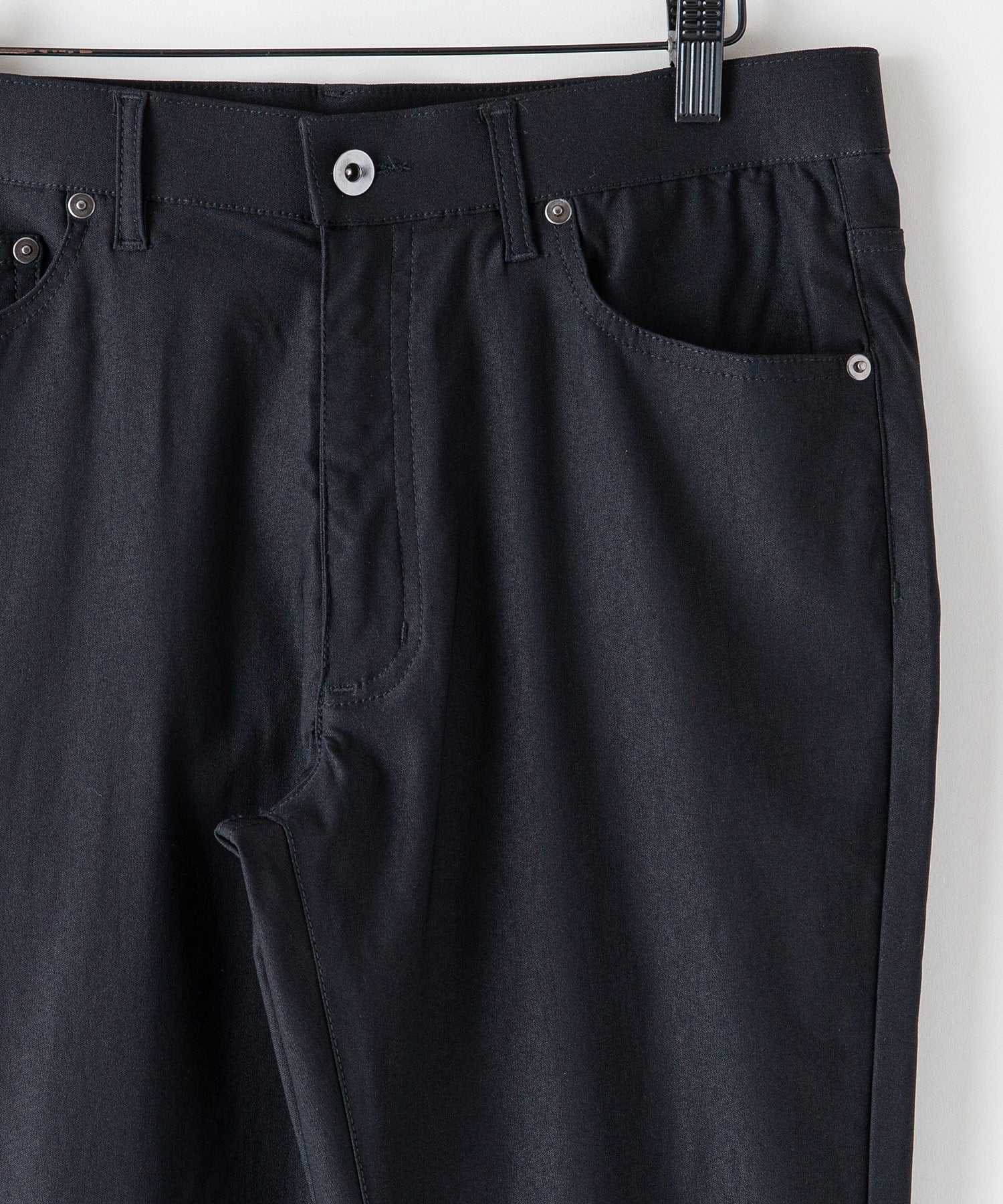 ジーンズメイト JEANS MATE 【BLUE STANDARD】極ストレッチ スーパーストレッチ スリムテーパード パンツ 美脚パンツ ビジカジ (ブラック) ブラック