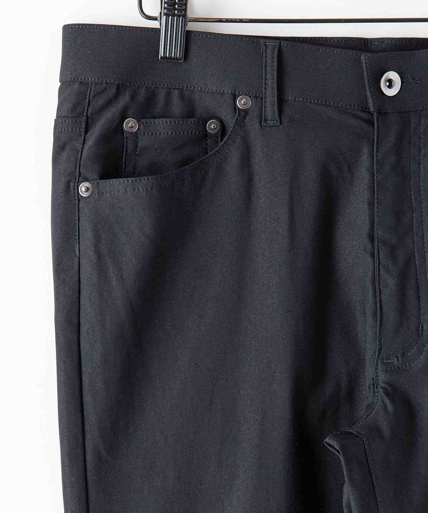 ジーンズメイト JEANS MATE 【BLUE STANDARD】極ストレッチ スーパーストレッチ スリムテーパード パンツ 美脚パンツ ビジカジ (ブラック) ブラック