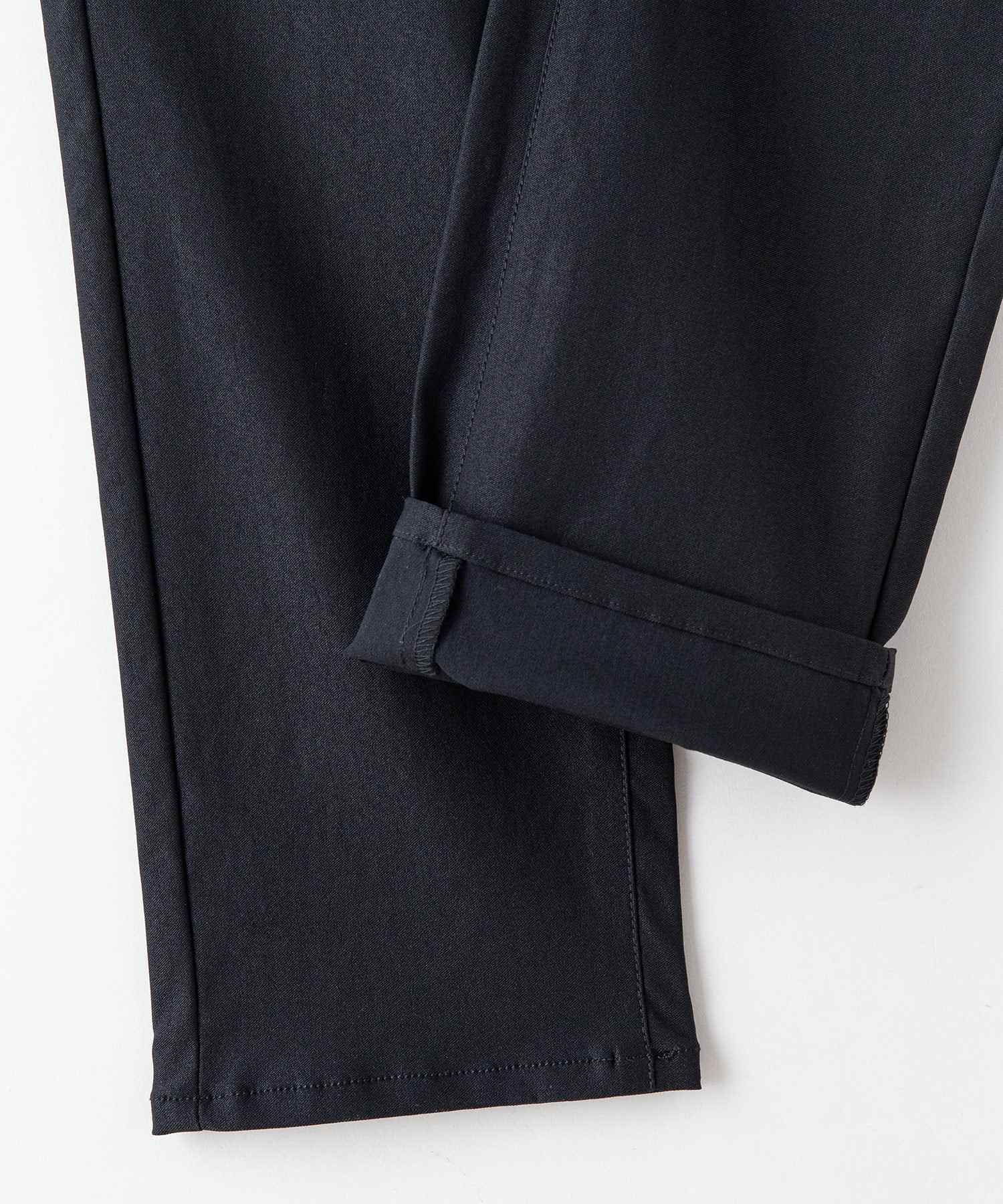 ジーンズメイト JEANS MATE 【BLUE STANDARD】極ストレッチ スーパーストレッチ スリムテーパード パンツ 美脚パンツ ビジカジ (ブラック) ブラック