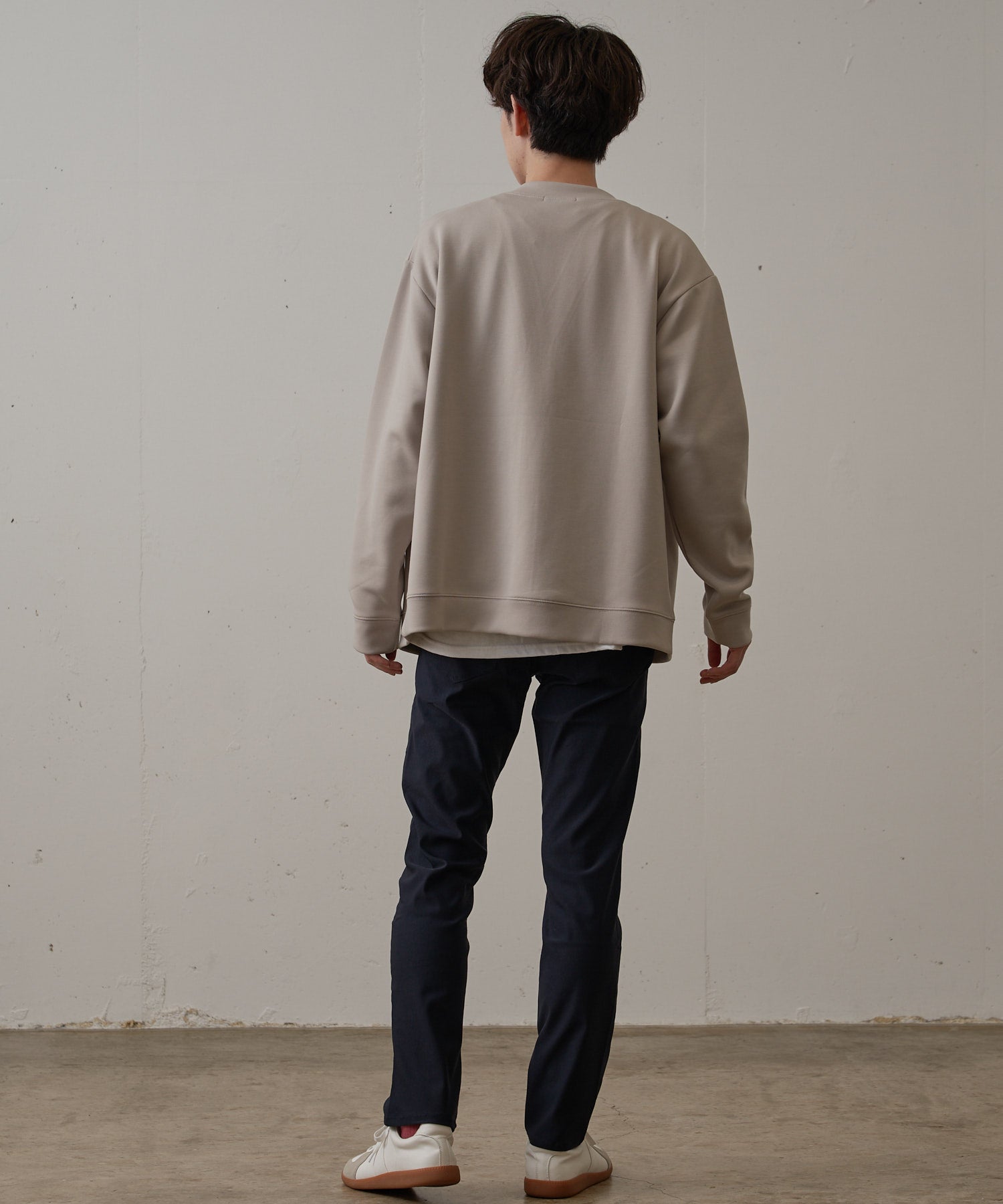 ジーンズメイト JEANS MATE 【BLUE STANDARD】極ストレッチ スーパーストレッチ スリムテーパード パンツ 美脚パンツ ビジカジ (ブラック) ブラック