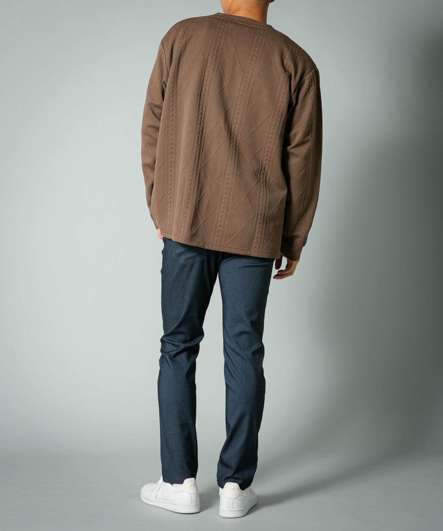 ジーンズメイト JEANS MATE 【BLUE STANDARD】極ストレッチ スーパーストレッチ スリムテーパード パンツ 美脚パンツ ビジカジ (ブラック) ブラック