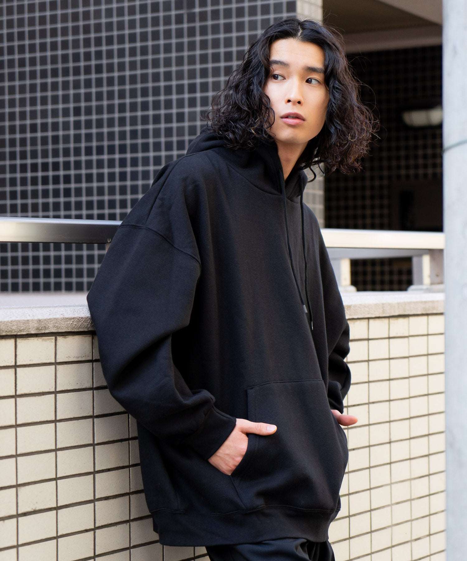 ジーンズメイト JEANS MATE 【UNIIT】ヘビー ウェイト 裏起毛 ビッグ シルエット クルー ネック スウェット (ブルーグレー) ブルーグレー