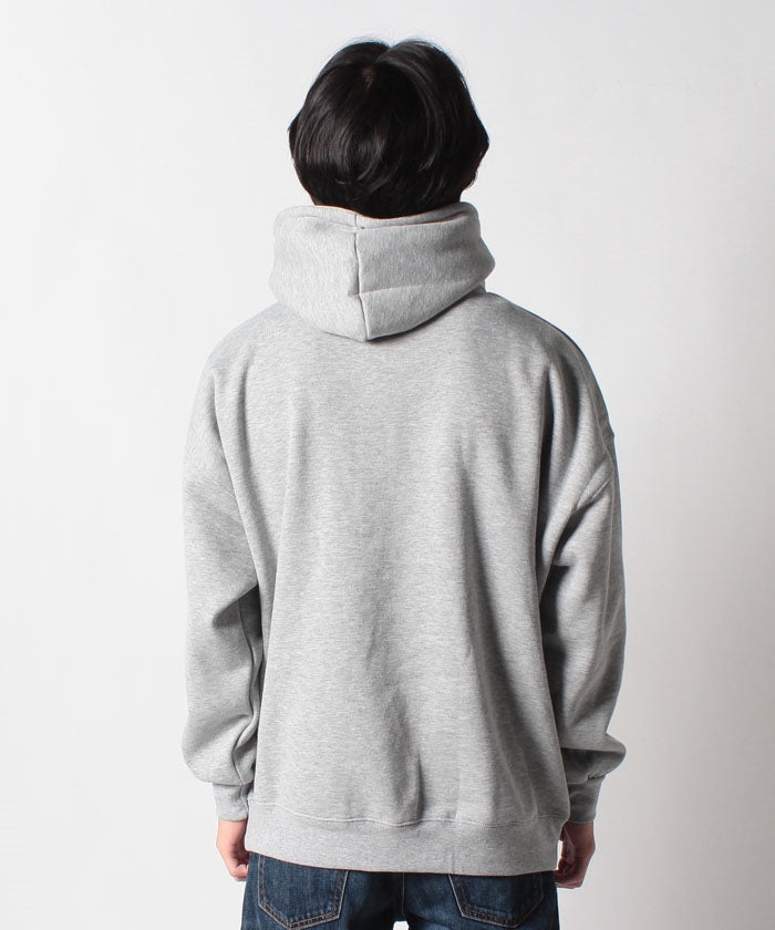 ジーンズメイト JEANS MATE 【UNIIT】ヘビー ウェイト 裏起毛 ビッグ シルエット クルー ネック スウェット (ブルーグレー) ブルーグレー