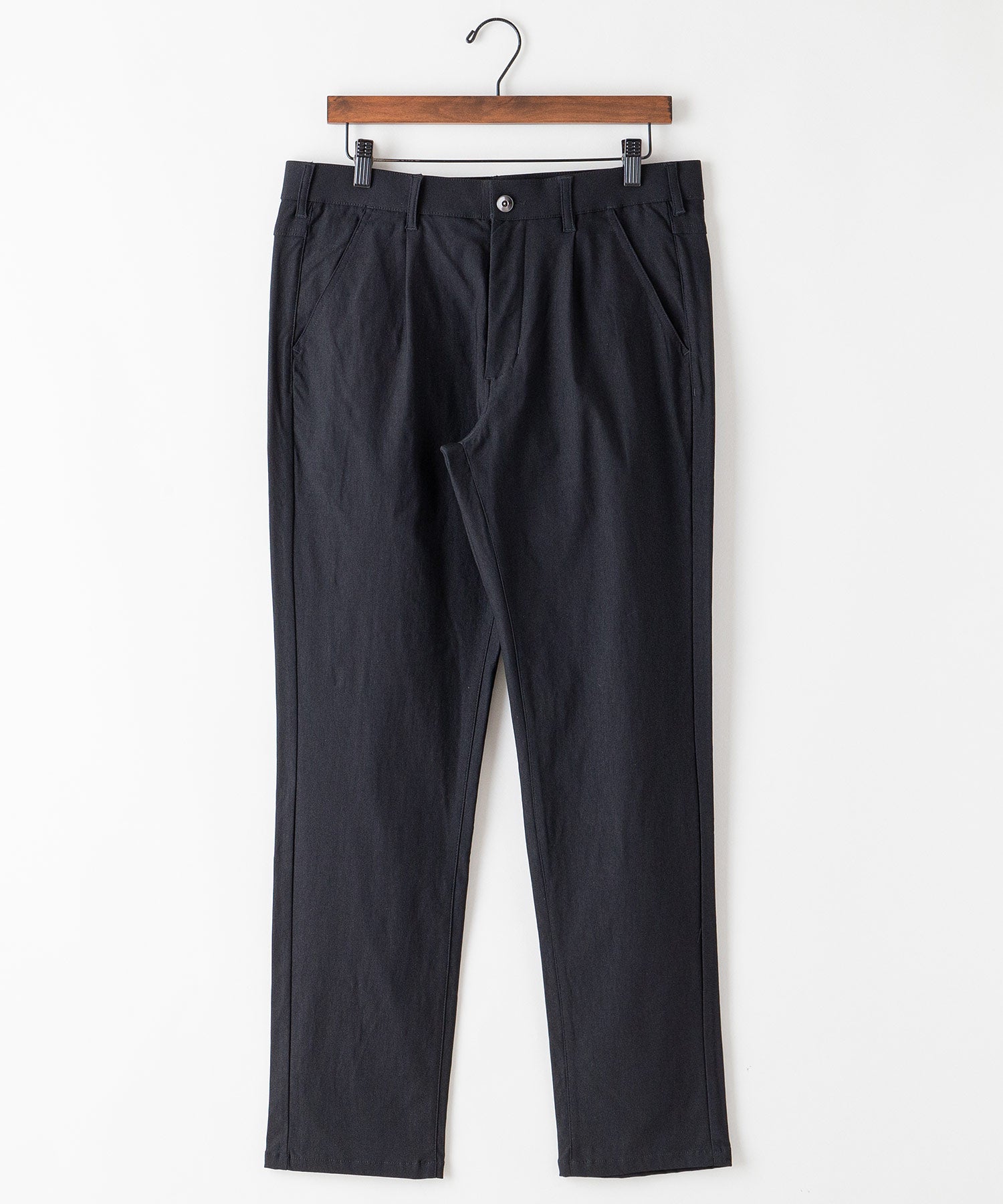 ジーンズメイト JEANS MATE 【BLUE STANDARD】極ストレッチ スーパー ストレッチ スリム テーパード トラウザー 暖パンツ 冬パンツ 美脚パンツ ビジカジ (ライトグレー) ライトグレー