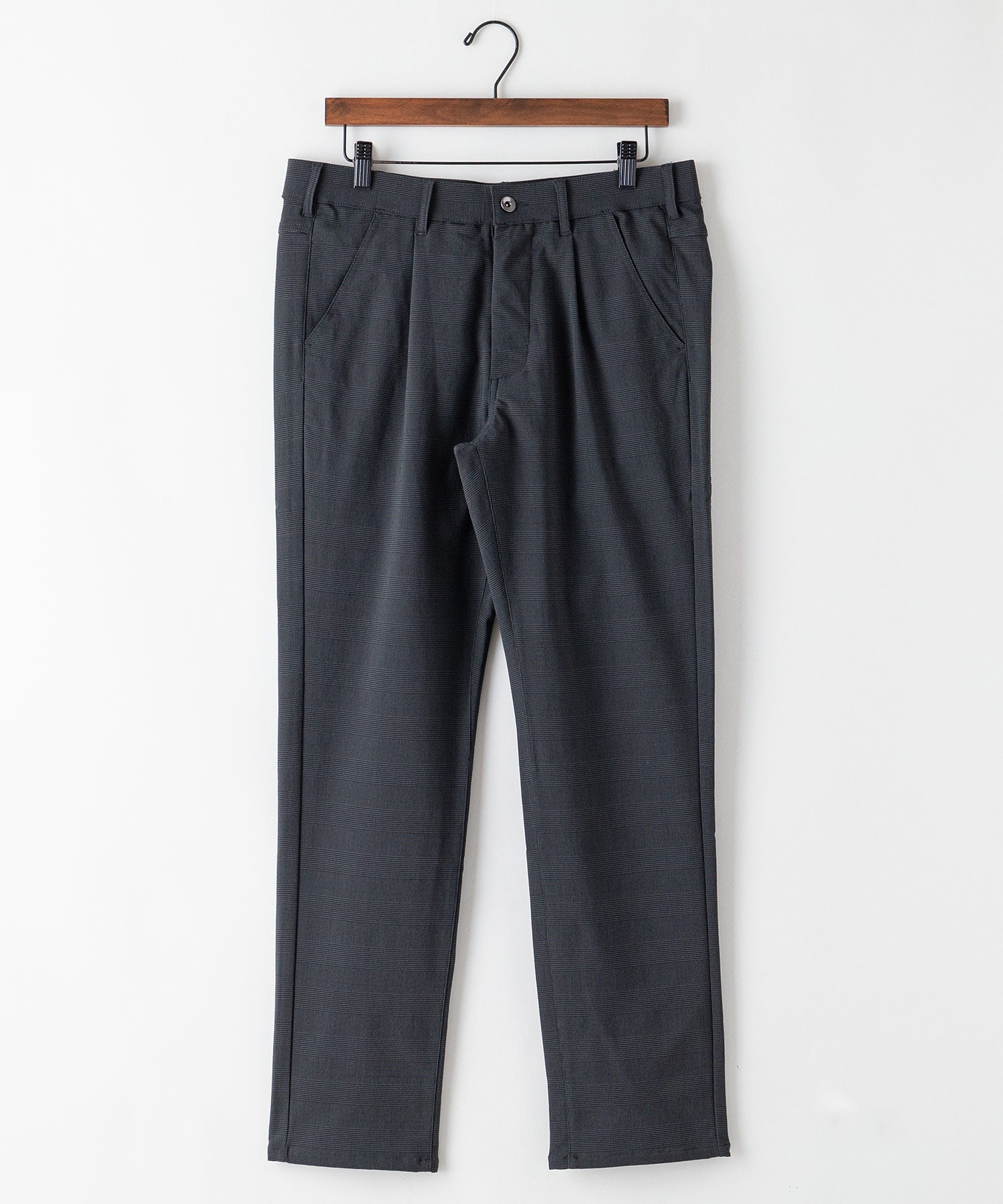 ジーンズメイト JEANS MATE 【BLUE STANDARD】極ストレッチ スーパー ストレッチ スリム テーパード トラウザー 暖パンツ 冬パンツ 美脚パンツ ビジカジ (ライトグレー) ライトグレー