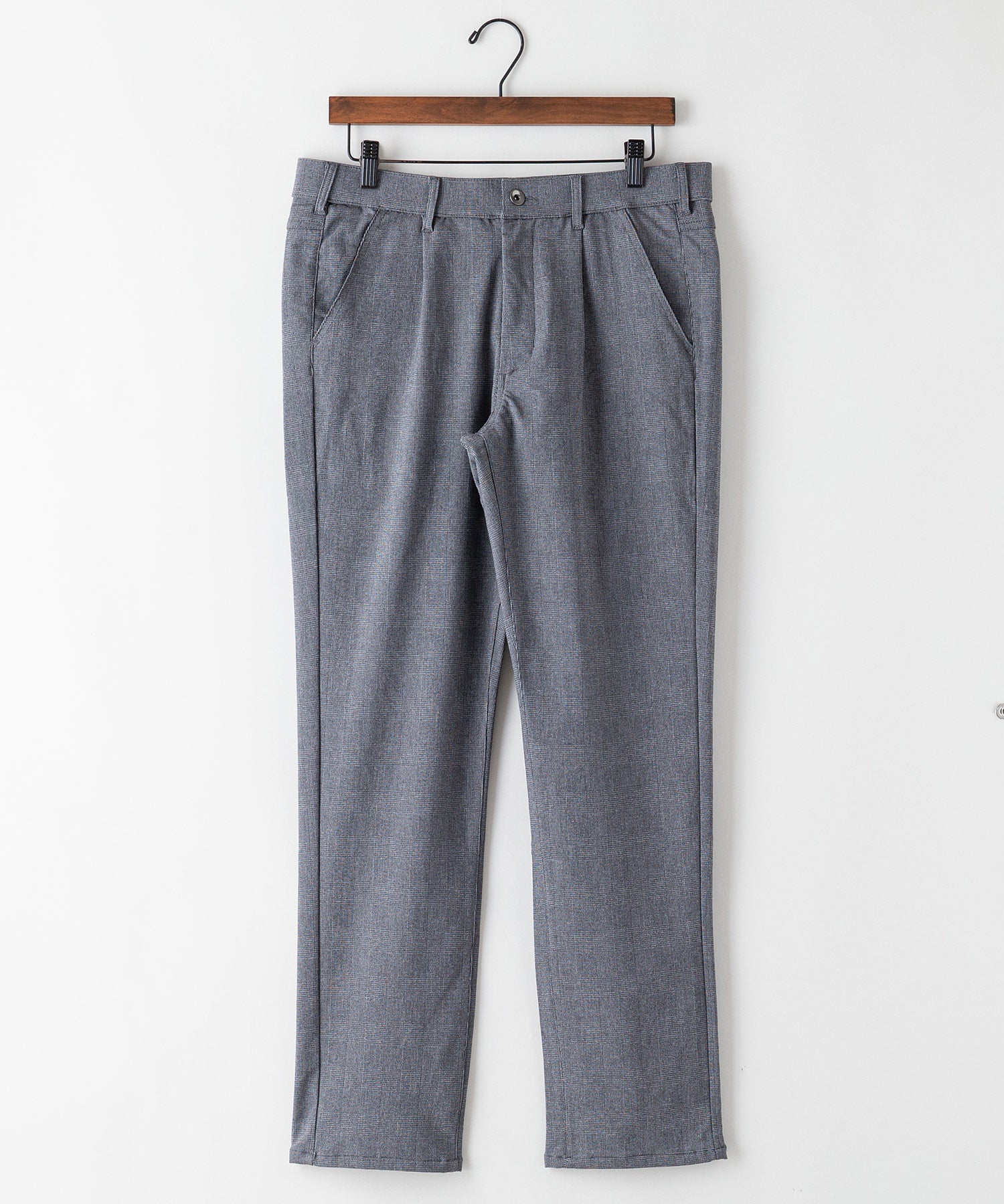 ジーンズメイト JEANS MATE 【BLUE STANDARD】極ストレッチ スーパー ストレッチ スリム テーパード トラウザー 暖パンツ 冬パンツ 美脚パンツ ビジカジ (ライトグレー) ライトグレー