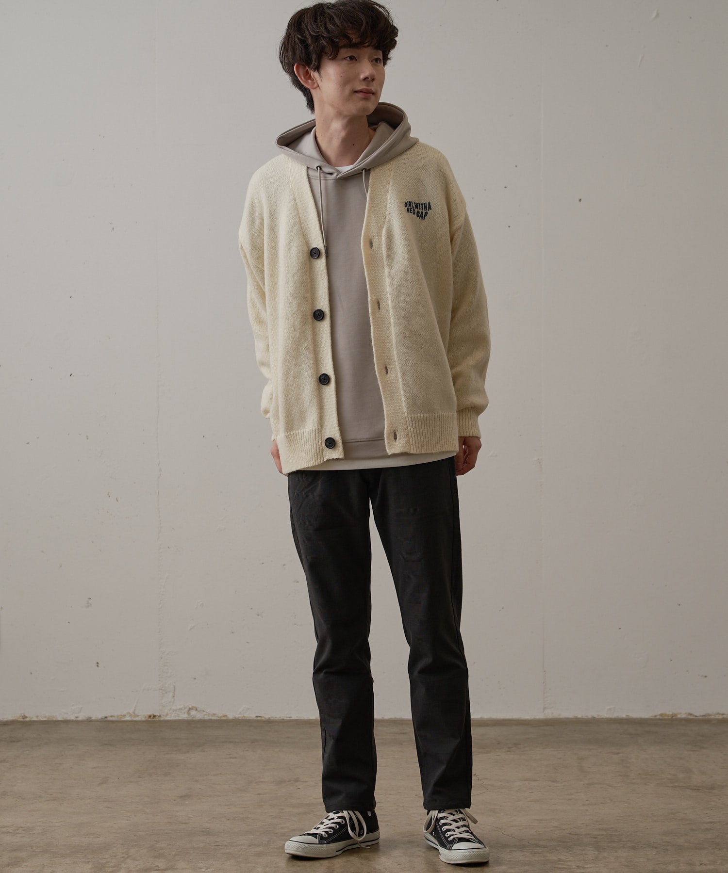 ジーンズメイト JEANS MATE 【BLUE STANDARD】極ストレッチ スーパー ストレッチ スリム テーパード トラウザー 暖パンツ 冬パンツ 美脚パンツ ビジカジ (ライトグレー) ライトグレー