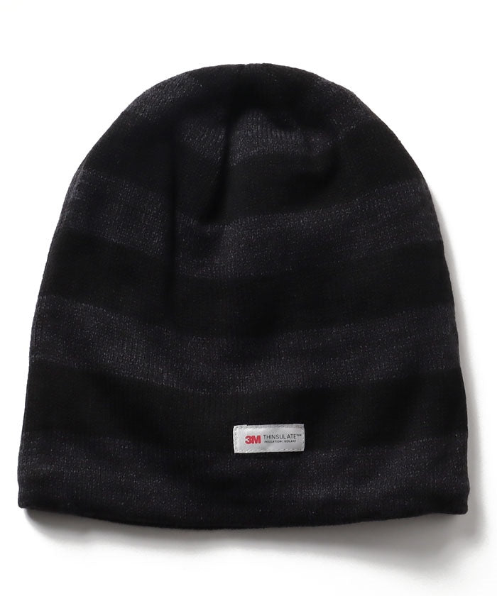 ジーンズメイト JEANS MATE 【THINSULATE】シンサレートボーダーワッチグレー (チャコールグレー) チャコールグレー