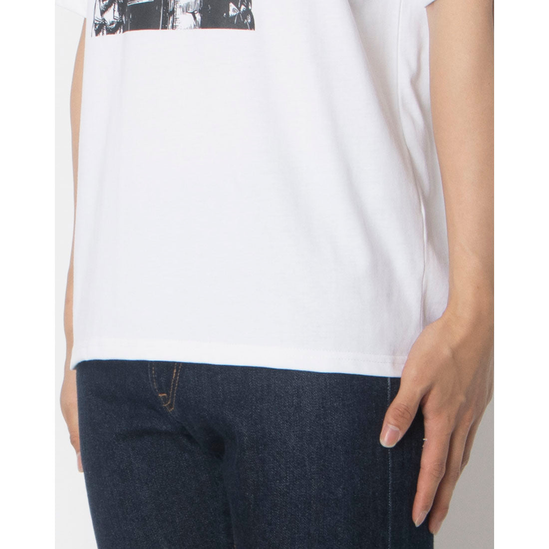 ジーンズメイト JEANS MATE OUTDOOR EXCHANGE アニマル プリント Tシャツ イヌ 犬 いぬ (ホワイトA) ホワイトA