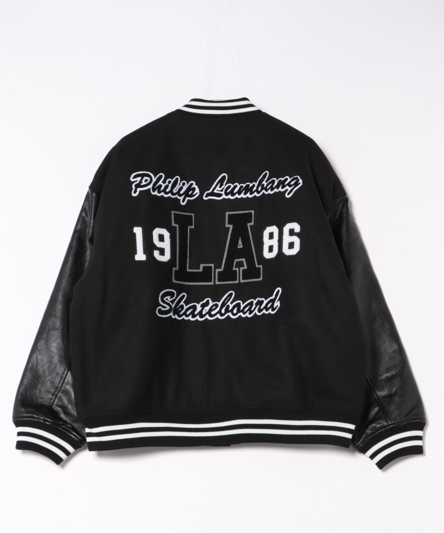 ジーンズメイト JEANS MATE Philip Lumbang メルトン スタジャン (ブラック) ブラック