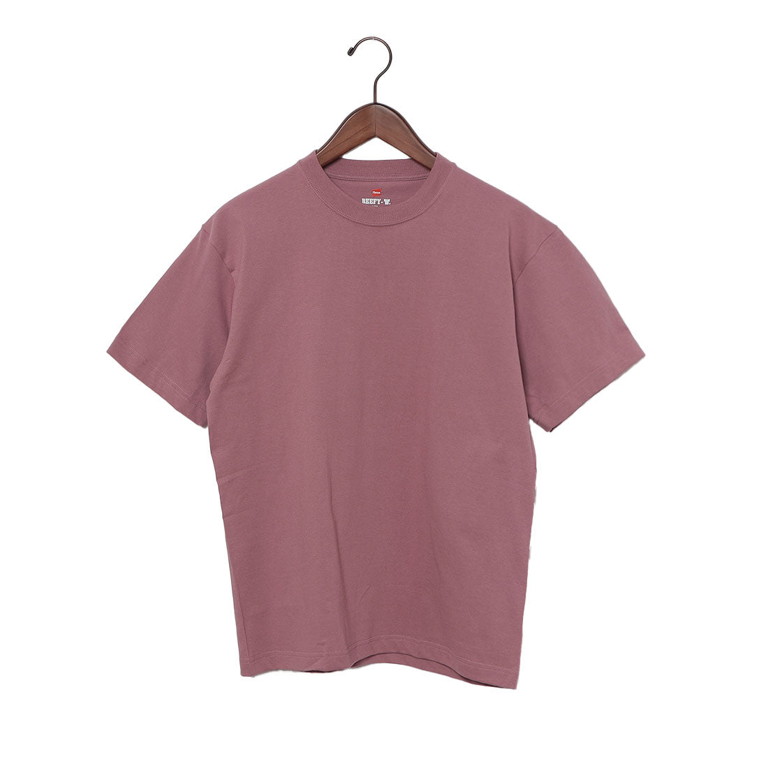 ジーンズメイト JEANS MATE 【HANES】BEEFY ビーフィー Tシャツ 1P H5180 ヘビーウェイト タフで型崩れしにくい (ピンク) ピンク