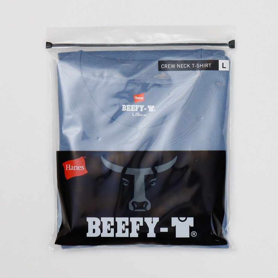 ジーンズメイト JEANS MATE 【HANES】BEEFY ビーフィー Tシャツ 1P H5180 ヘビーウェイト タフで型崩れしにくい (インディゴ) インディゴ