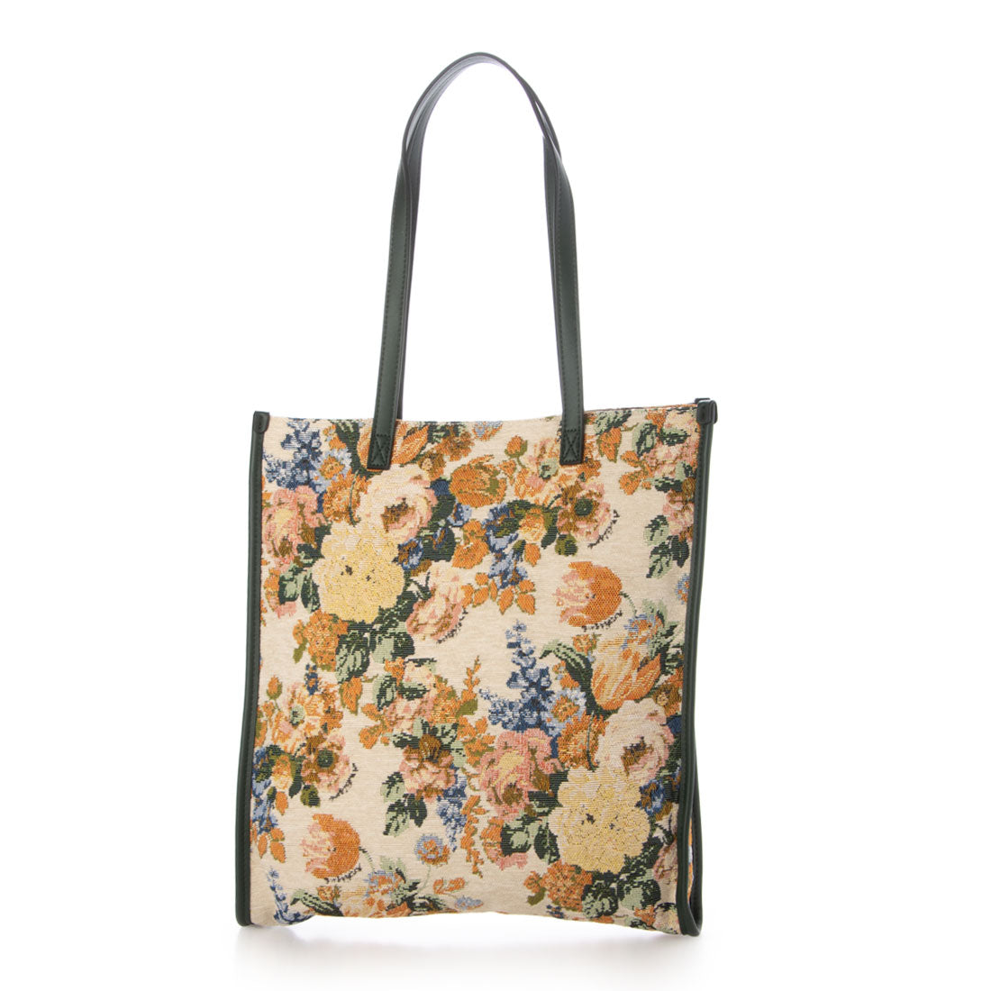 ジュエティ jouetie ゴブランフラワー フラットトートバッグ