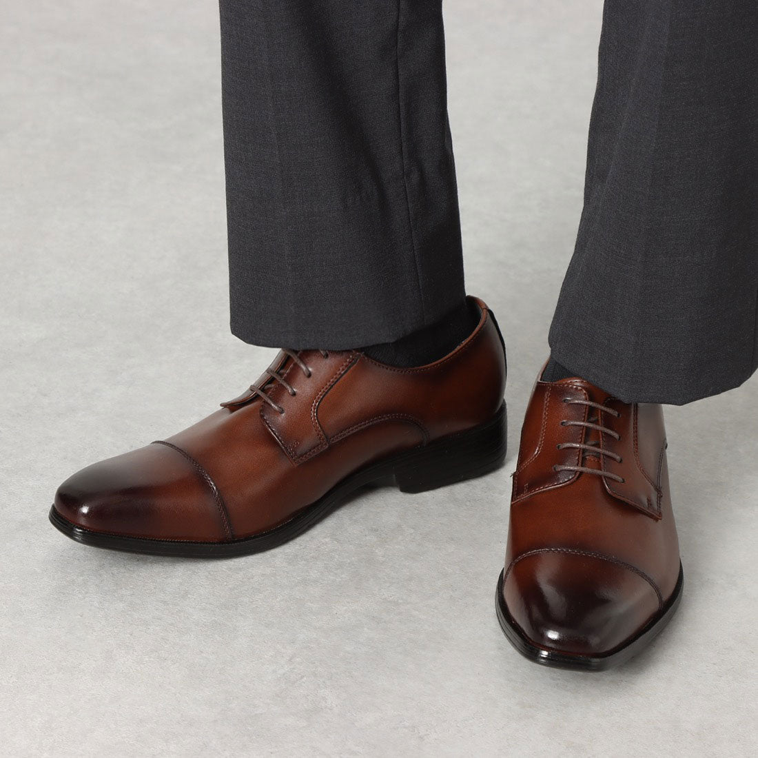 ジョーマリノ JO MARINO 本革 メンズ ビジネスシューズ 通気性 柔らかい 履き心地 3D 中敷き 柔らかい 軽量 ストレートチップ 外羽根