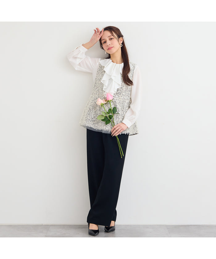 リリアンビューティ エクラ Liliane Burty ECLAT 【オンラインショップ限定】アコヤパールフープイヤリング (ゴールド) ゴールド