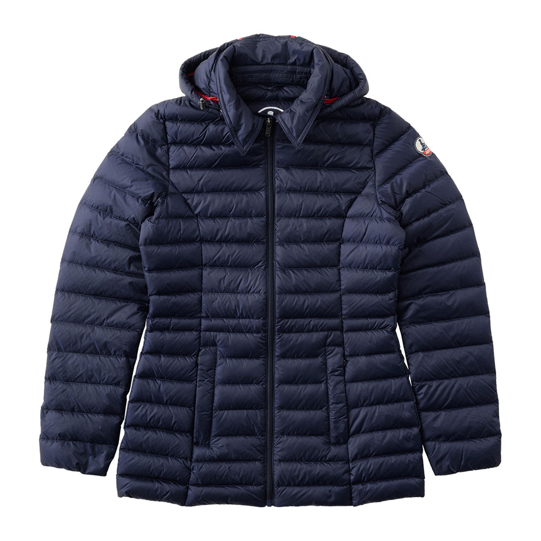 ジョット JOTT ダウンジャケット ヌール 2.0 MID-LENGTH HOODED PUFFER JACKET FW23WDOW13 NAVY (ネイビー) ネイビー
