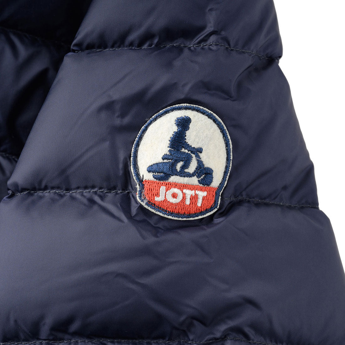 ジョット JOTT ダウンジャケット ヌール 2.0 MID-LENGTH HOODED PUFFER JACKET FW23WDOW13 NAVY (ネイビー) ネイビー