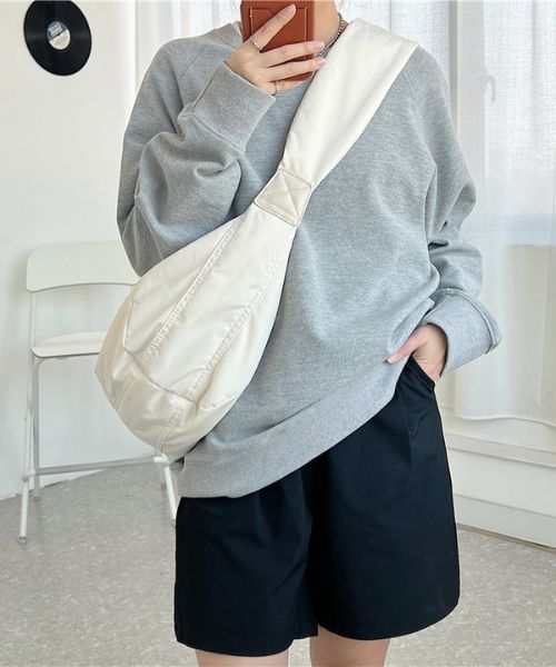 リバランス REBALANCE 斜めがけショルダーバッグ 幅広ショルダーひも 幅広ショルダーベルト