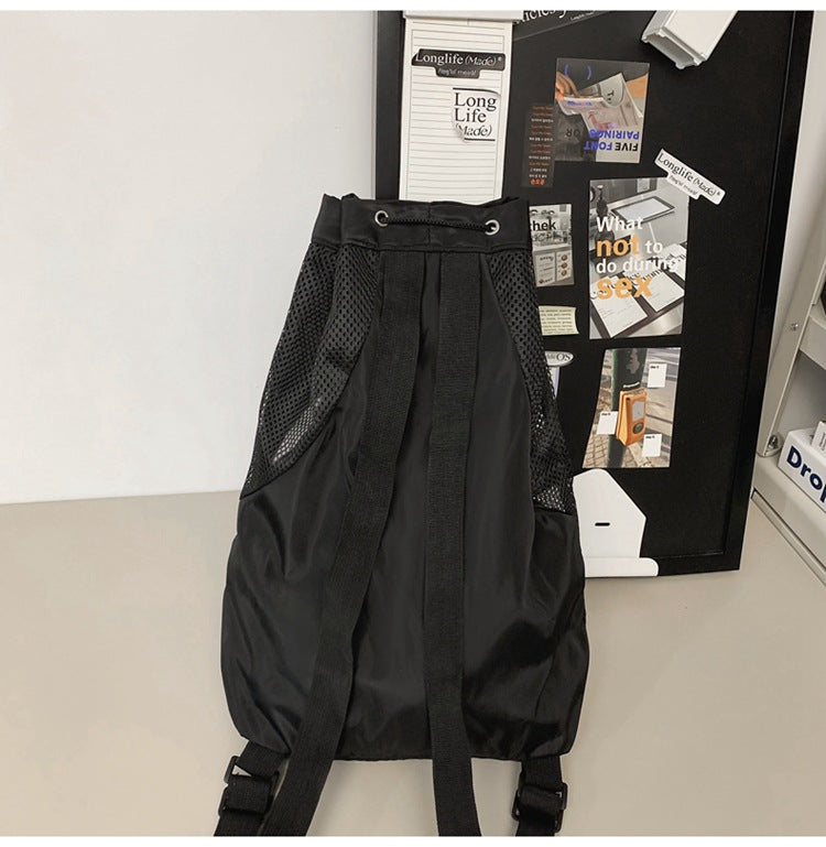 リバランス REBALANCE 巾着バックパック ナップザック (ブラック) ブラック