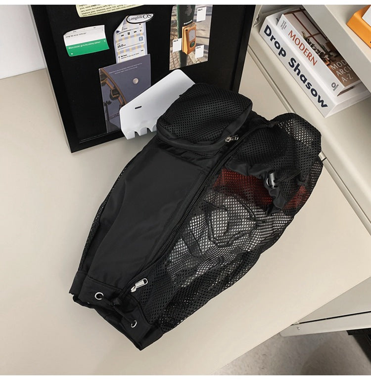 リバランス REBALANCE 巾着バックパック ナップザック (ブラック) ブラック