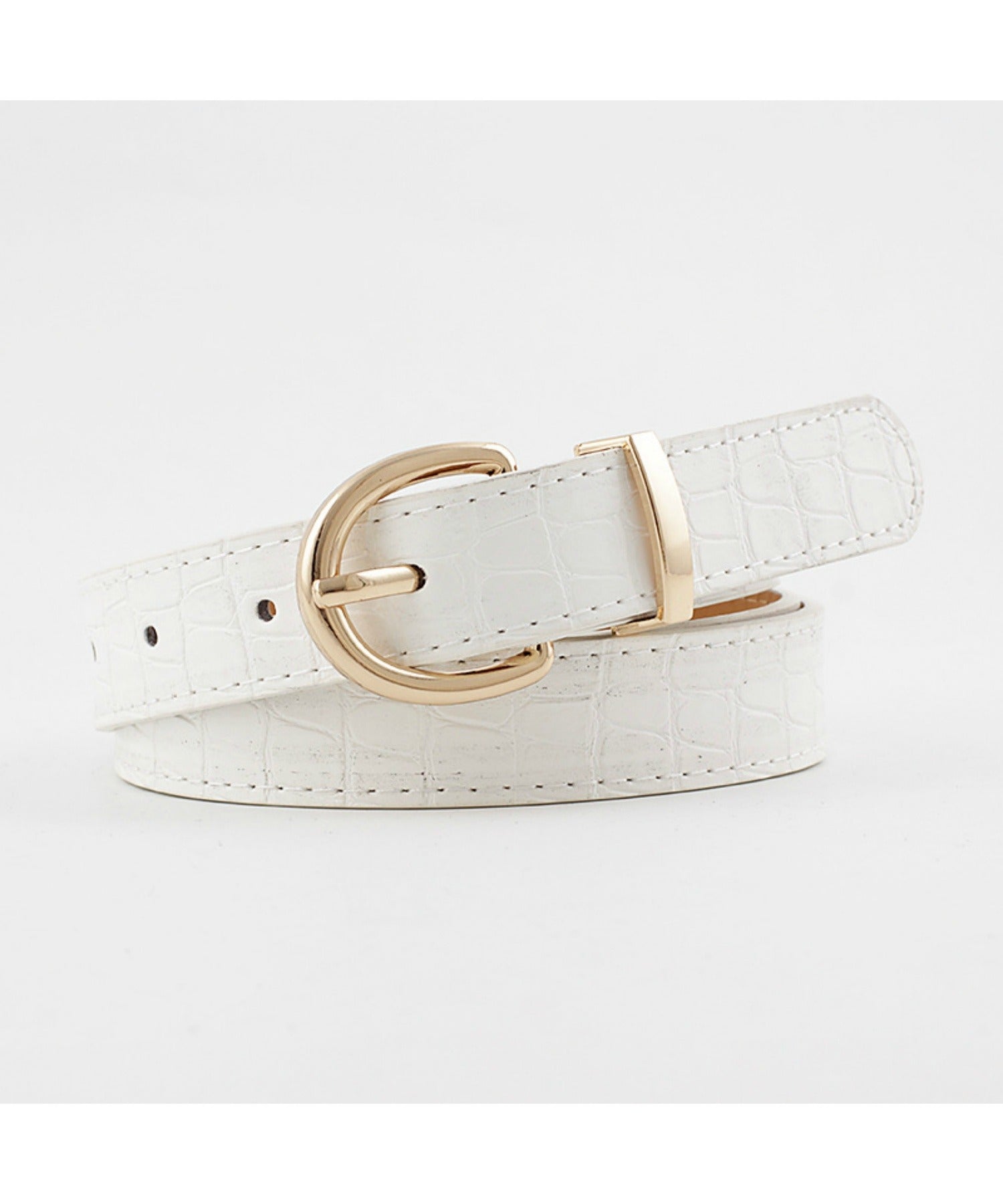 Rebalance Ladies Crocodile Pattern Belt