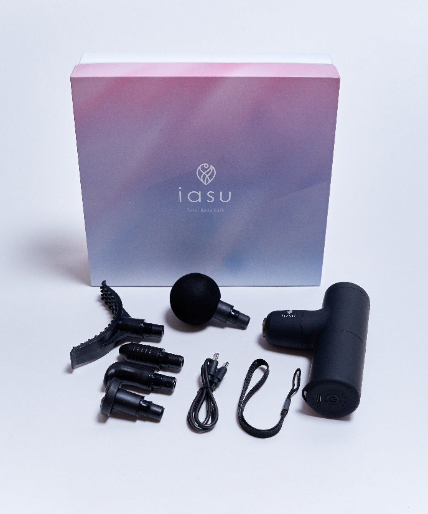 リバランス REBALANCE iasu マッサージガン【返品不可商品】 (ブラック) ブラック