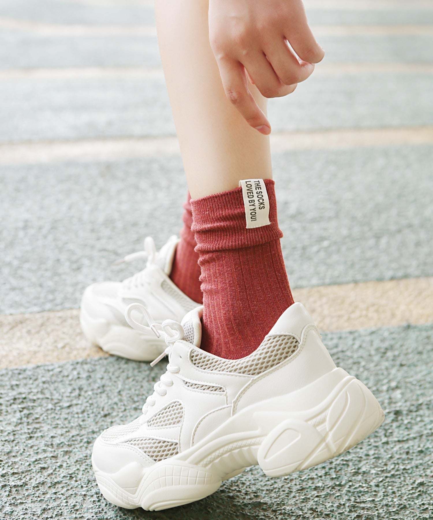 リバランス REBALANCE レディースシンプルソックス