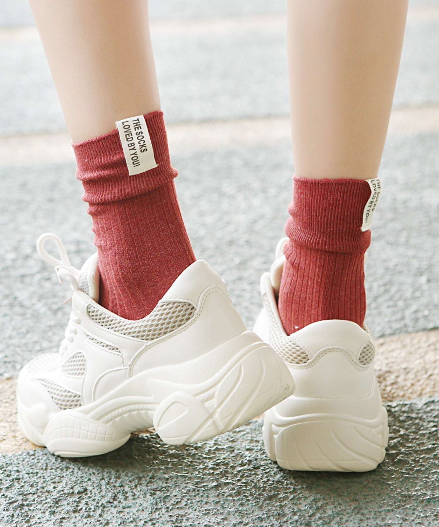 リバランス REBALANCE レディースシンプルソックス