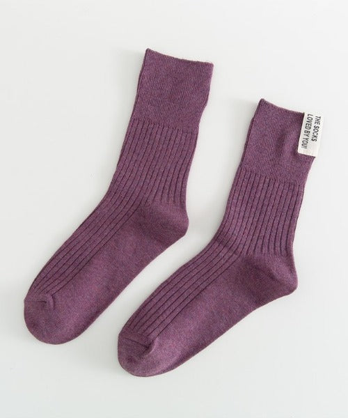 リバランス REBALANCE レディースシンプルソックス,E