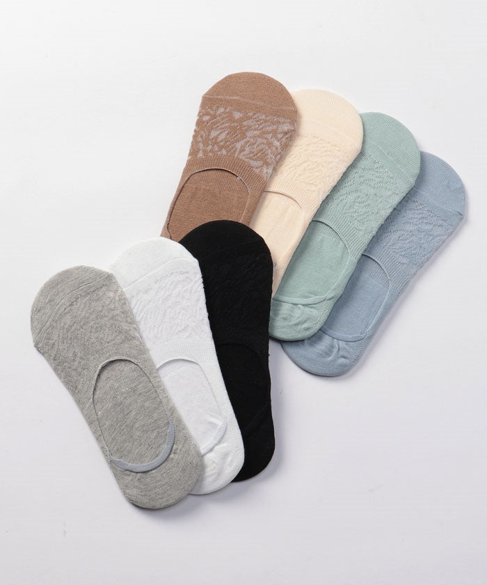 リバランス REBALANCE レディース春夏メッシュ フットカバー ソックス 7足セット ソックスセット くるぶし アンクルソックス スニーカーソックス