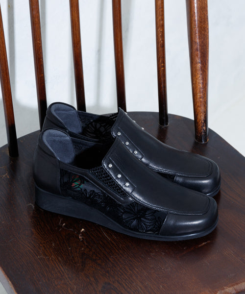 ジェイエス ハートレーベル JS Heartlavel 本革☆ ゆったり3E ☆ 上品 リラックス コンフォート パンプス