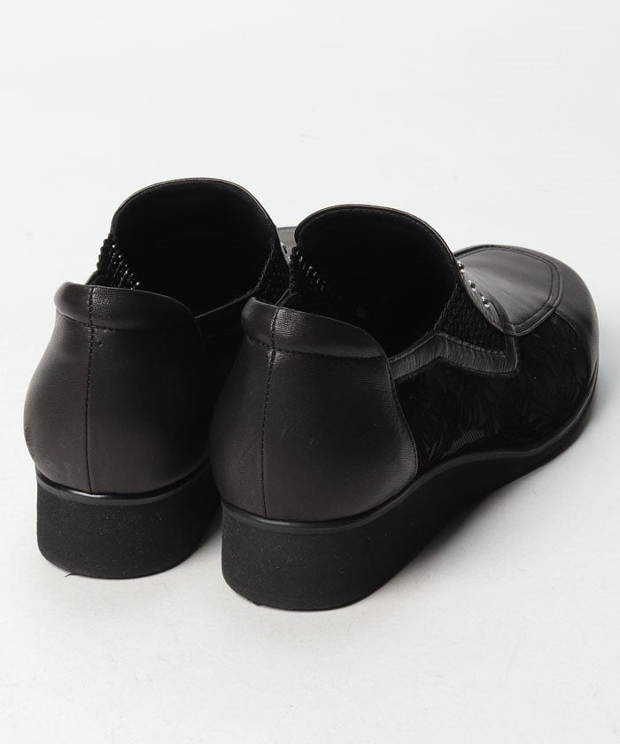 ジェイエス ハートレーベル JS Heartlavel 本革☆ ゆったり3E ☆ 上品 リラックス コンフォート パンプス