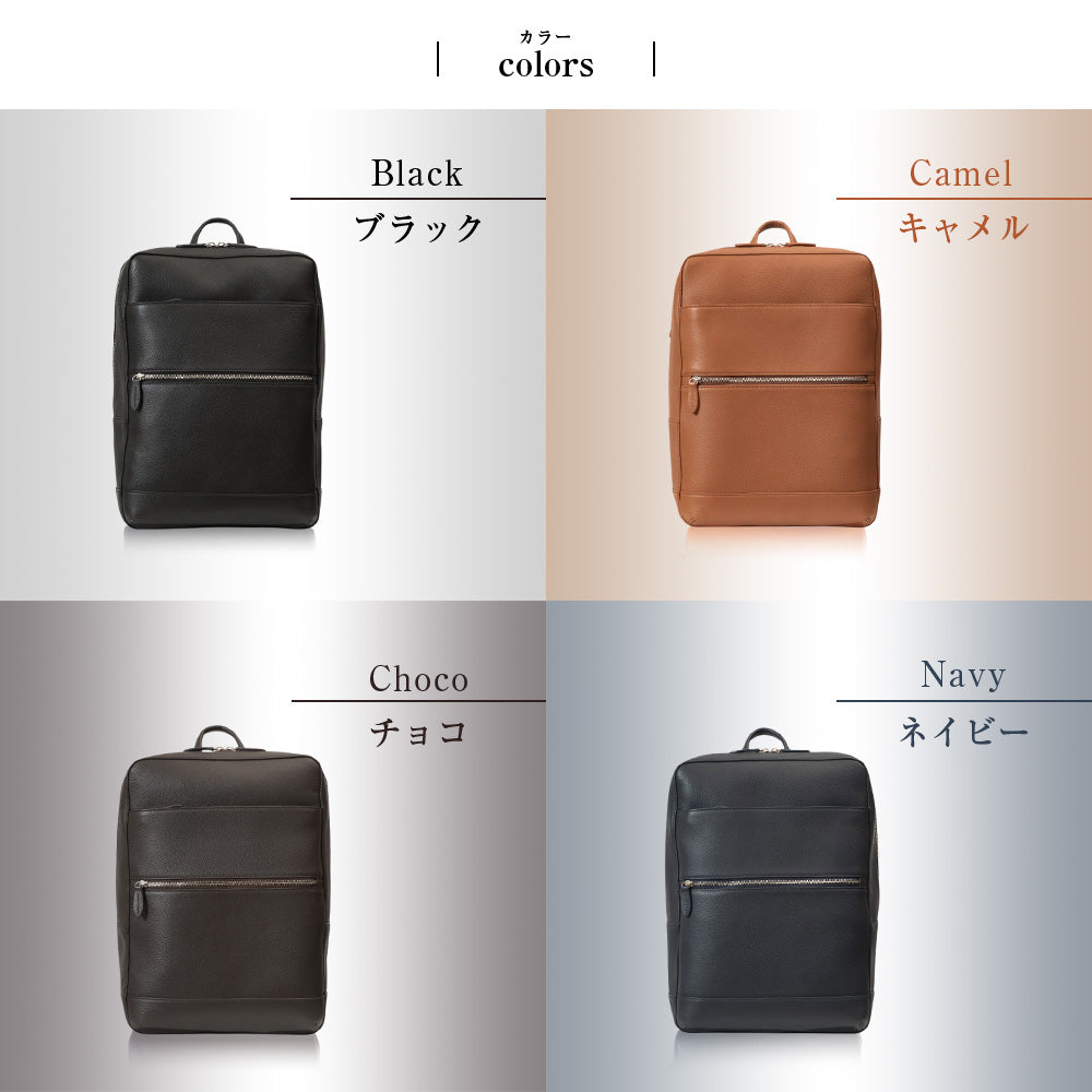 ジェイエスデザイン JS-DESIGN シュリンク革BIZリュック (ブラック) ブラック